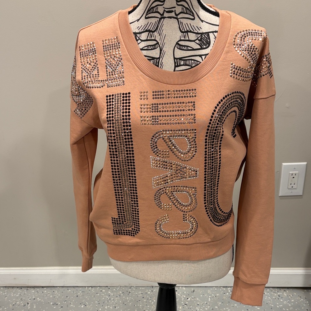 NWT Just Cavalli Studded Logo Sweatshirt